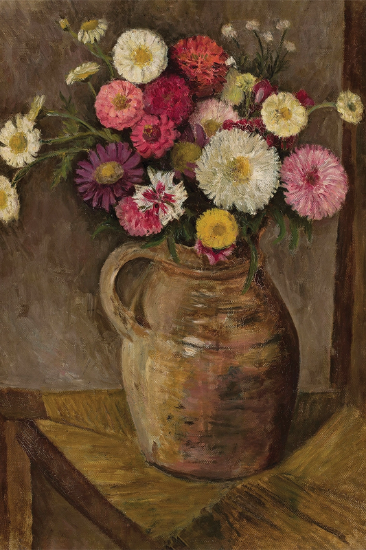 Asters and Zinnias