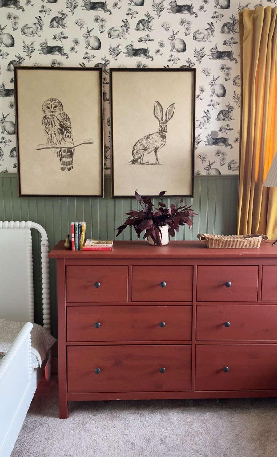 hemnes 8 drawer dresser red brown Hemnes In Dressers & Chests Of Drawers for sale