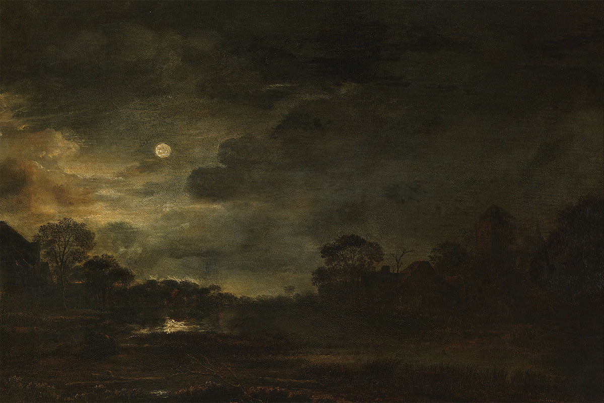 Dark Night on Canvas | 20x30